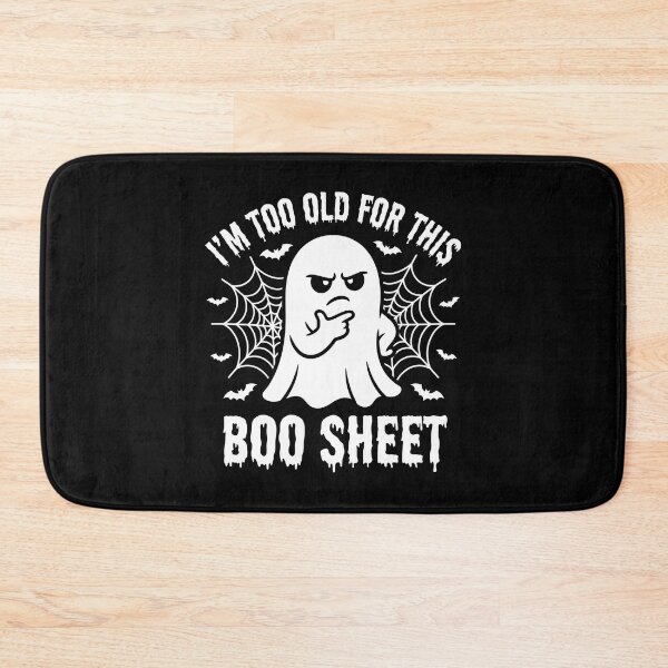 Item preview, Thinking Ghost Spiderweb Too Old For This Boo Sheet designed and sold by MizoX7.