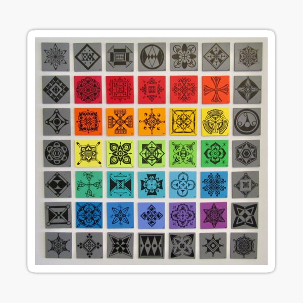 2017 Summer Mosaic Sticker