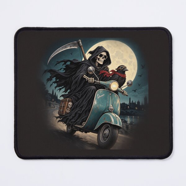 Item preview, Death on a Vespa designed and sold by SonjaBHappy.