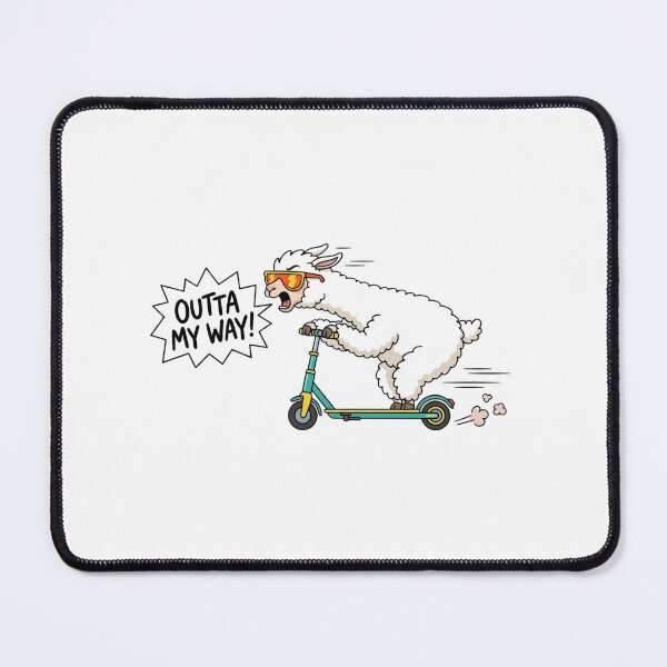Item preview, Funny Alpaca On Electric Scooter Outta My Way Meme designed and sold by jeshands.