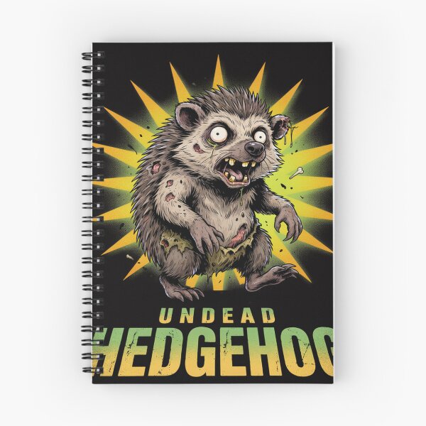 Item preview, Hedgehog Undead Creature Zombie Creepy Horror designed and sold by OurFunnyDesigns.