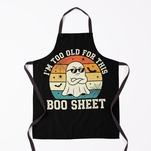 Item preview, Retro Cool Ghost Sunset Too Old For This Boo Sheet designed and sold by MizoX7.