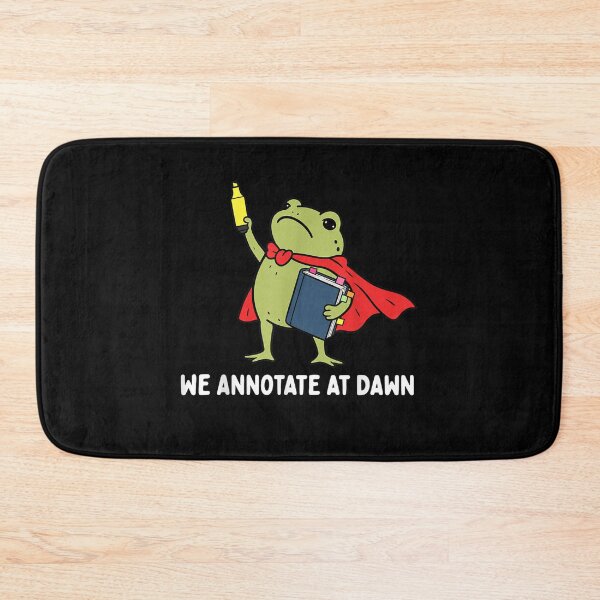 Item preview, We Annotate At Dawn English Teacher Funny Frog Reader designed and sold by leevekaArt.