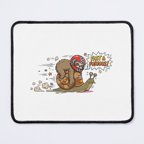 Item preview, Funny Sloth Riding Snail Fast And Furious Meme designed and sold by jeshands.