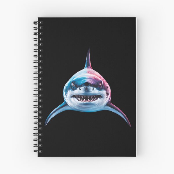 Item preview, Cosmic Shark Sticker - Bold Galaxy Great White Design Scuba Decal Shark designed and sold by IdealiftsArt.