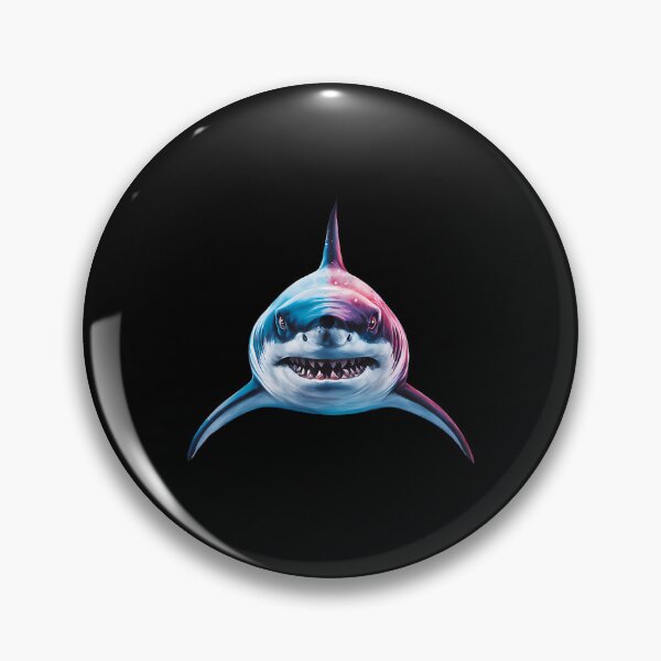 Item preview, Cosmic Shark Sticker - Bold Galaxy Great White Design Scuba Decal Shark designed and sold by IdealiftsArt.