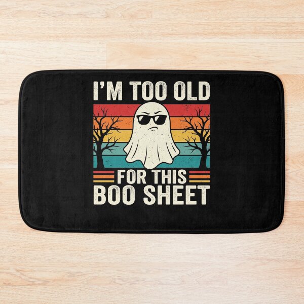 Item preview, Vintage Ghost Spooky Trees Too Old For This Boo Sheet designed and sold by MizoX7.