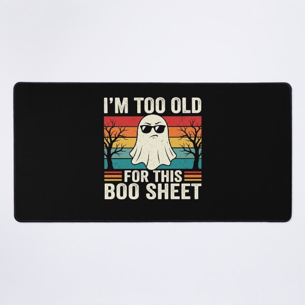 Item preview, Vintage Ghost Spooky Trees Too Old For This Boo Sheet designed and sold by MizoX7.