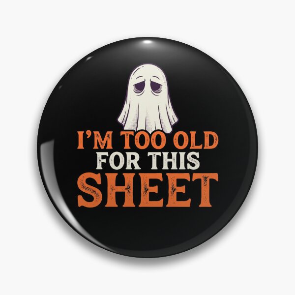 Item preview, Exhausted Ghost Too Old For This Sheet Halloween designed and sold by MizoX7.