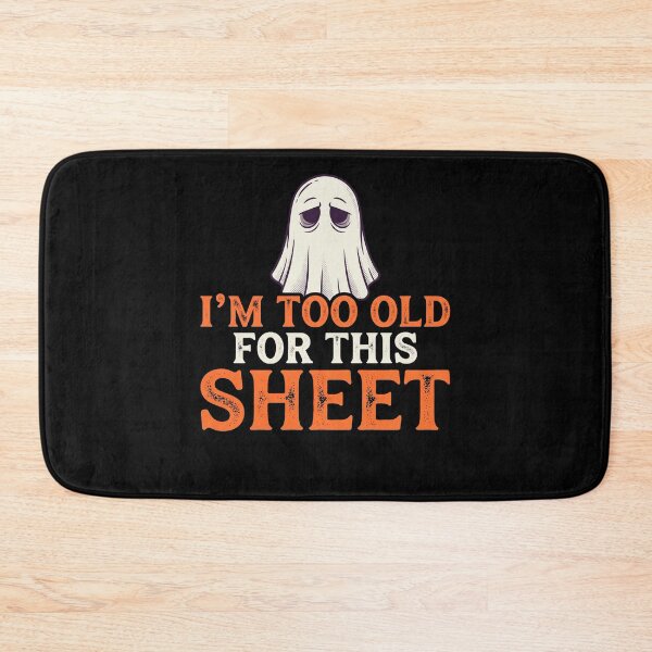 Item preview, Exhausted Ghost Too Old For This Sheet Halloween designed and sold by MizoX7.