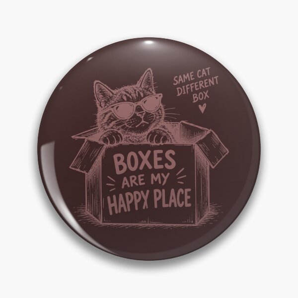 Item preview, Cat in a Box: Happy Place designed and sold by awesome-loob.