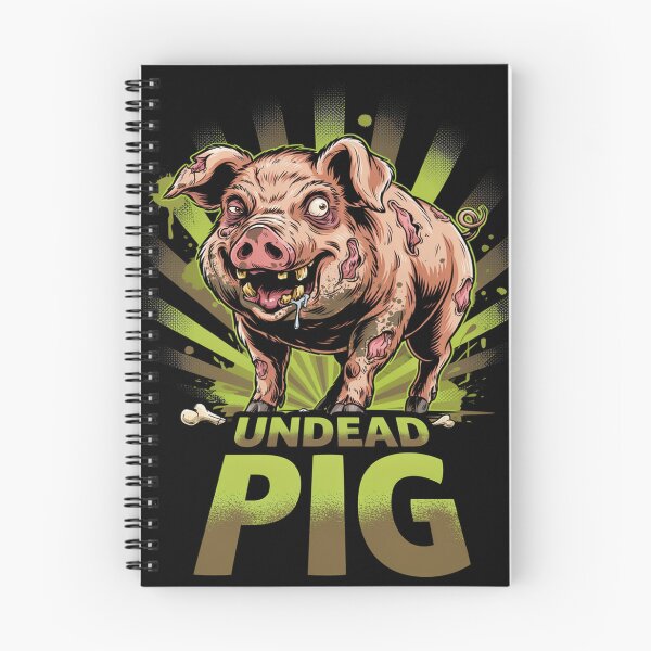 Item preview, Pig Undead Creature Zombie Creepy Horror designed and sold by OurFunnyDesigns.