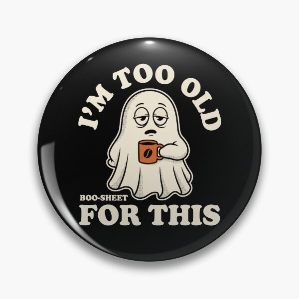 Item preview, Tired Ghost Coffee Cup Too Old For This Boo Sheet designed and sold by MizoX7.