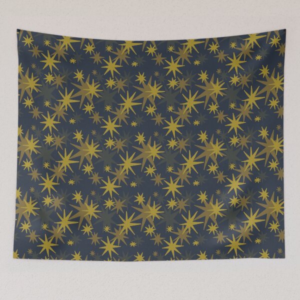 Item preview, Whimsigoth Stars Blue designed and sold by phocaea.