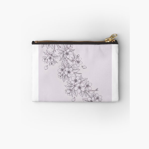 Item preview, Lavender Apple Blossom Botanical Line Art designed and sold by ArtlightStudio.