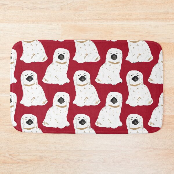 Item preview, Staffordshire Dog Figurines No. 1 in Scarlet Red designed and sold by YesterdayColl.