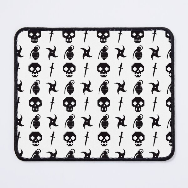 Item preview, Dungeon Crawler Pattern Black and White | Seamless Print | Neon Streetwear Fantasy | Gamelit Gift designed and sold by RareSquareBearArts.