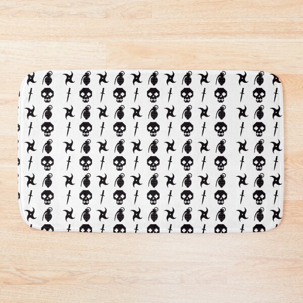 Item preview, Dungeon Crawler Pattern Black and White | Seamless Print | Neon Streetwear Fantasy | Gamelit Gift designed and sold by RareSquareBearArts.