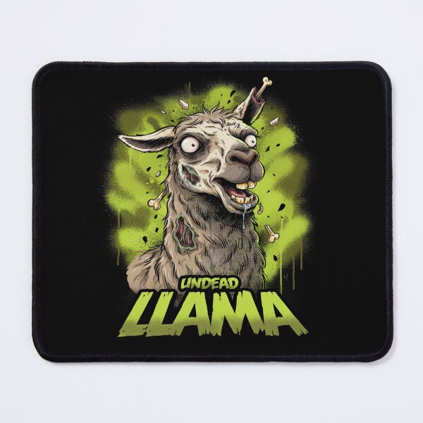 Item preview, Llama Undead Creature Zombie Creepy Horror  designed and sold by OurFunnyDesigns.