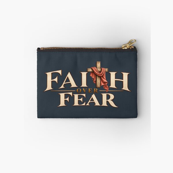 Item preview, Faith Over Fear – Vintage Christian Cross designed and sold by HO•Designs.