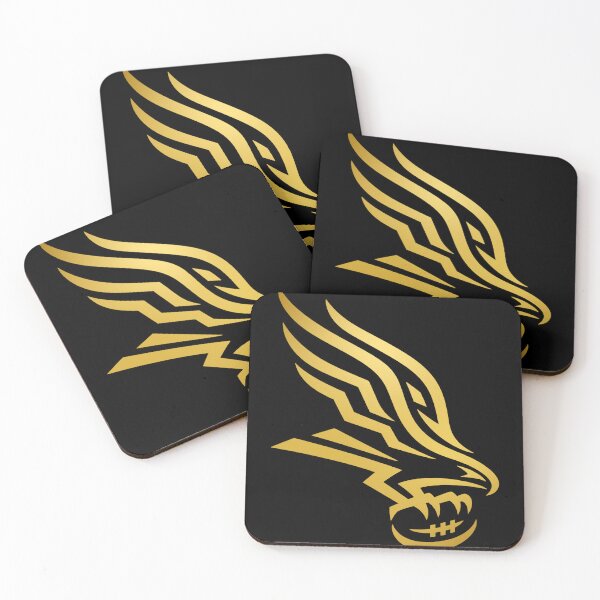 Item preview, Retro Hawks Logo Drawing Black and Gold Series designed and sold by Luke Foran Sports Art.