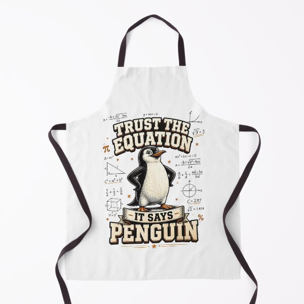 Item preview, Trust the Equation It Says Penguin Funny Math designed and sold by CalmDownZone ⭐️⭐️⭐️⭐️⭐️.