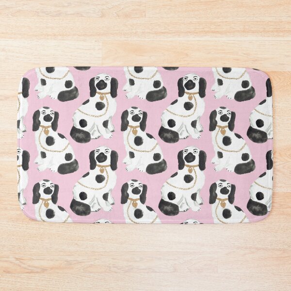 Item preview, Staffordshire Dog Figurines No. 2 in Light Pink designed and sold by YesterdayColl.