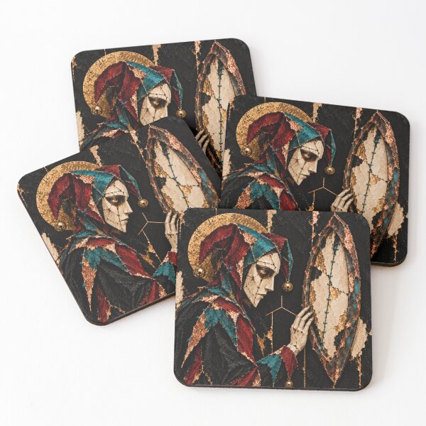 Item preview, Harlequin Facing the Broken Mirror designed and sold by Qenlo.