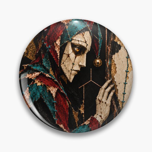 Item preview, Harlequin Facing the Broken Mirror designed and sold by Qenlo.