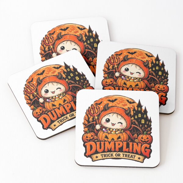 Item preview, Halloween orange dumpling  designed and sold by JonysCreativeDesigns.