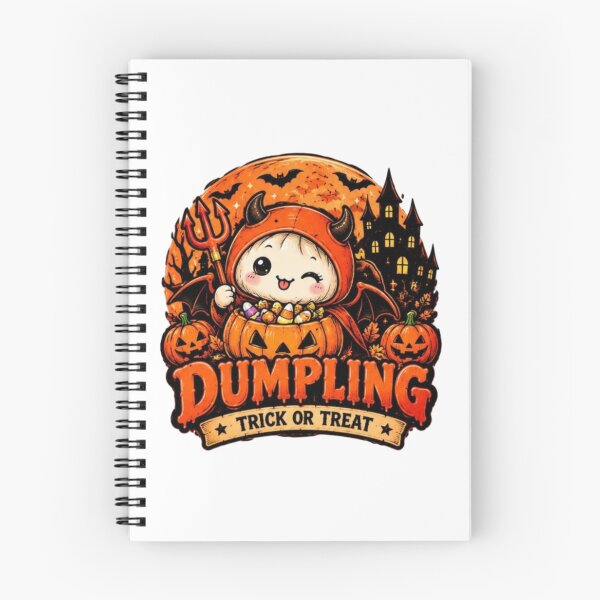 Item preview, Halloween orange dumpling  designed and sold by JonysCreativeDesigns.