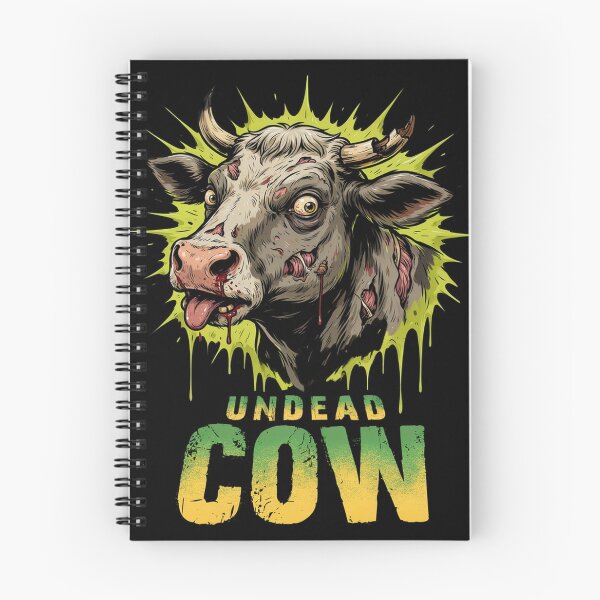 Item preview, Cow Undead Creature Zombie Creepy Horror  designed and sold by OurFunnyDesigns.