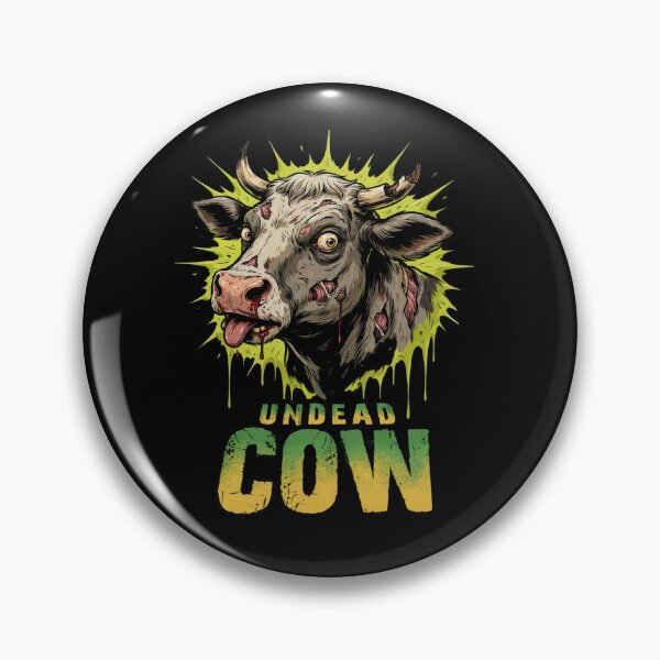 Item preview, Cow Undead Creature Zombie Creepy Horror designed and sold by OurFunnyDesigns.