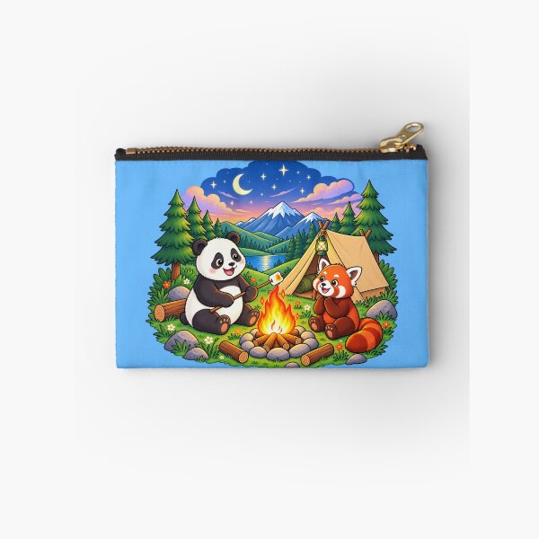 Item preview, Cute Panda & Red Panda Camping Adventure designed and sold by TriStudio.