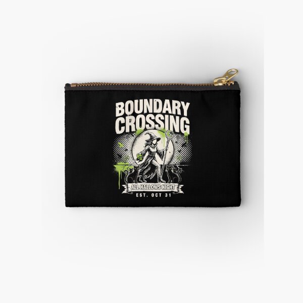 Item preview, Boundary Crossing Witch Halloween Design Graphic Tee v2 designed and sold by DarylWelsh2024.