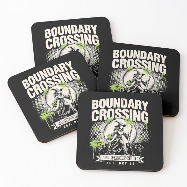 Item preview, Boundary Crossing Witch Halloween Design Graphic Tee v2 designed and sold by DarylWelsh2024.