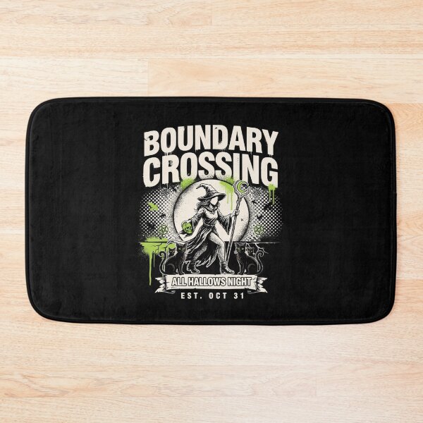 Item preview, Boundary Crossing Witch Halloween Design Graphic Tee v2 designed and sold by DarylWelsh2024.