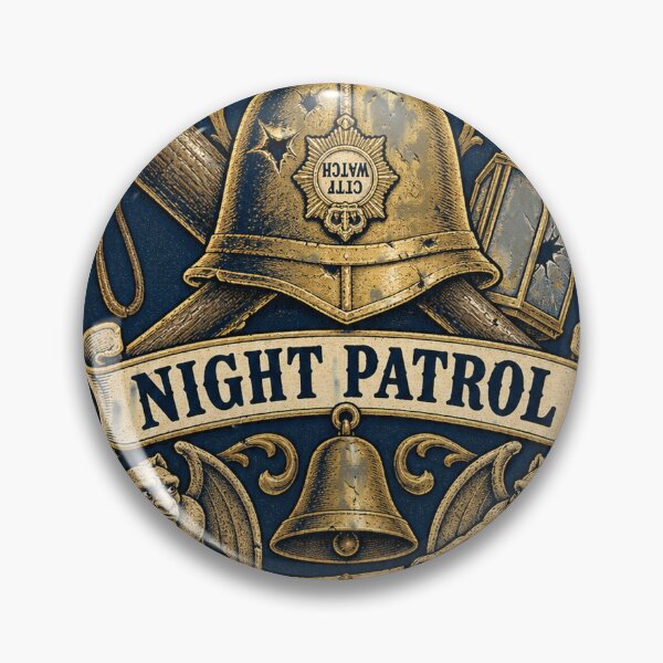 Item preview, Ankh-Morpork Night Patrol — City Watch Badge designed and sold by Cohaagens Bazaar.
