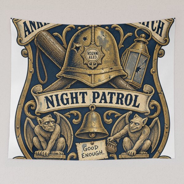 Item preview, Ankh-Morpork Night Patrol — City Watch Badge designed and sold by Cohaagens Bazaar.