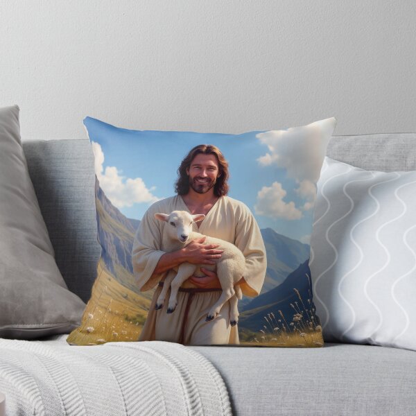 Item preview, Jesus Carrying the Little Lamb designed and sold by Pastor Reeves Studio.
