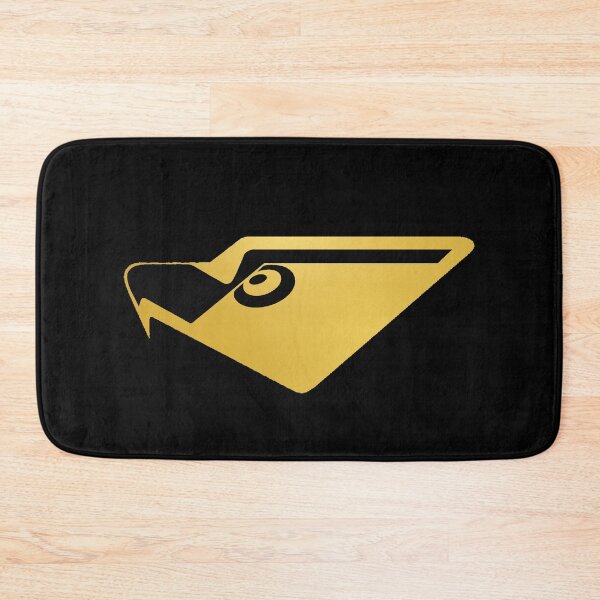 Item preview, Mighty Hawks Retro Logo Drawing Black and Gold Series designed and sold by Luke Foran Sports Art.