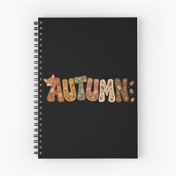 Item preview, Autumn Floral Fox Peeking - Cute Fall Cottagecore Lettering Art designed and sold by WillCraftx.