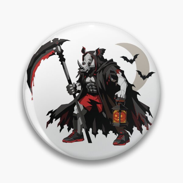 Item preview, Ray the Rhino — Halloween Grim Reaper designed and sold by MORRAx.