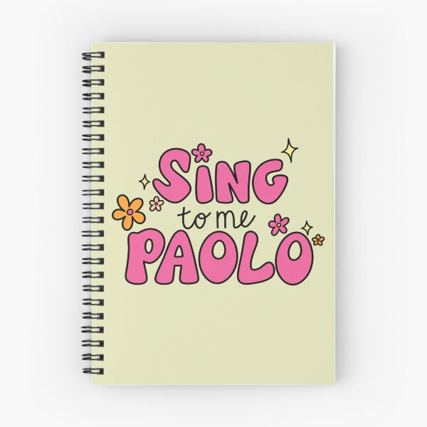 Item preview, Sing to Me Paolo Sticker | Y2K Retro Floral Bubble Letter designed and sold by wingoo22.