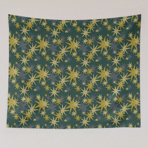Item preview, Mid Century Stars Gold designed and sold by phocaea.