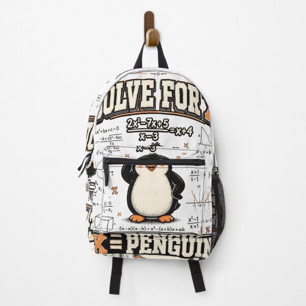 Item preview, Solve for X X Equals Penguin Funny Math designed and sold by CalmDownZone ⭐️⭐️⭐️⭐️⭐️.
