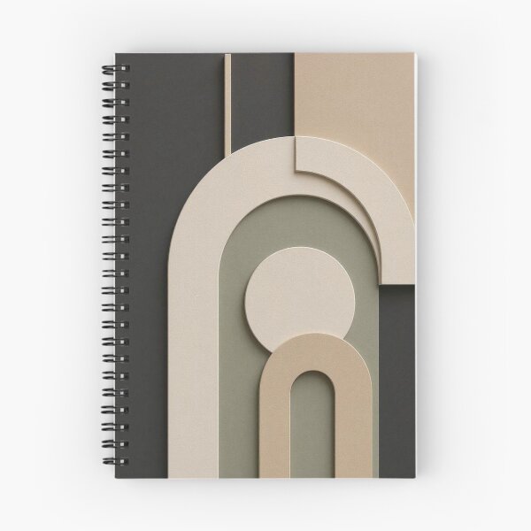 Item preview, Japandi Geometric Arches Abstract Minimalist Layered Wall Art designed and sold by ShieldRockPrints.