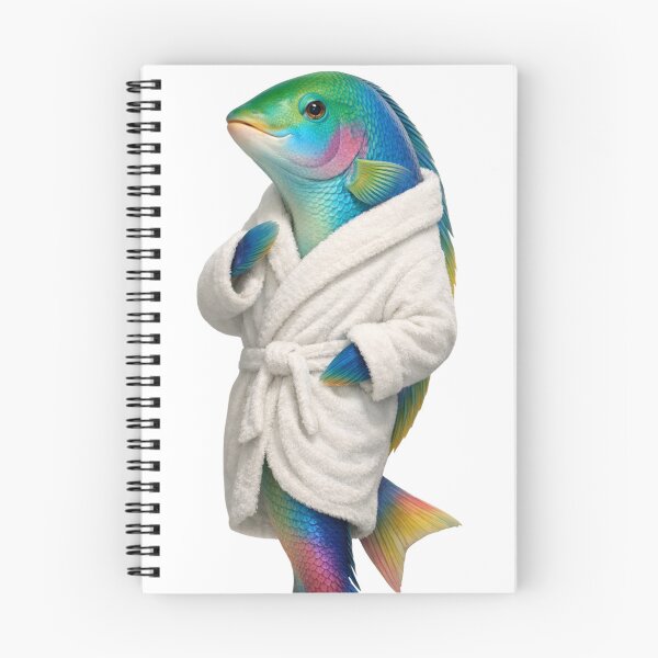 Item preview, Wrasse Fluffy Bathrobe designed and sold by Sillytoe.