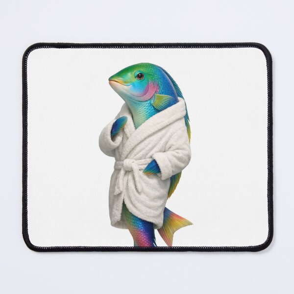Item preview, Wrasse Fluffy Bathrobe designed and sold by Sillytoe.