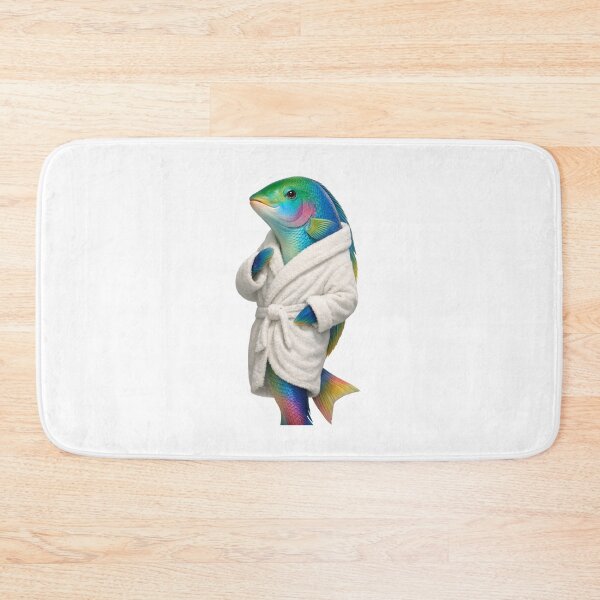 Item preview, Wrasse Fluffy Bathrobe designed and sold by Sillytoe.